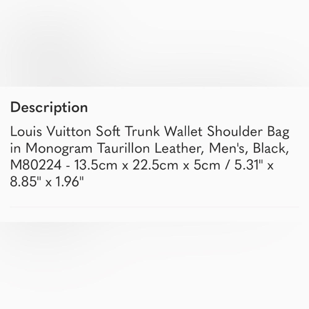 Louis Vuitton Soft Trunk Wallet/Crossbody - Picture 16 of 16
